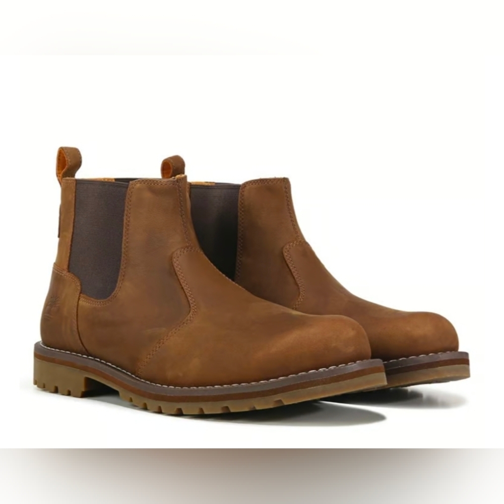 Timberland Men's Redwood Falls Chelsea Boots Size 11 Brown